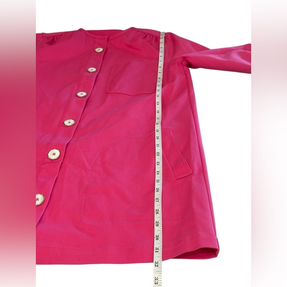 Tuckernuck Pink Blake Mini A Line Button Down Feminine Barbie Shirt Dress Small - Picture 10 of 14